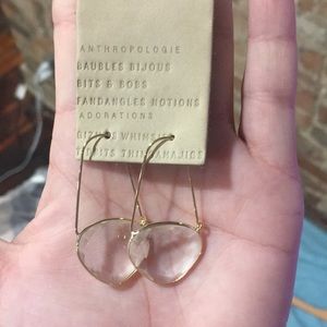 Anthropologie crystal ear rings